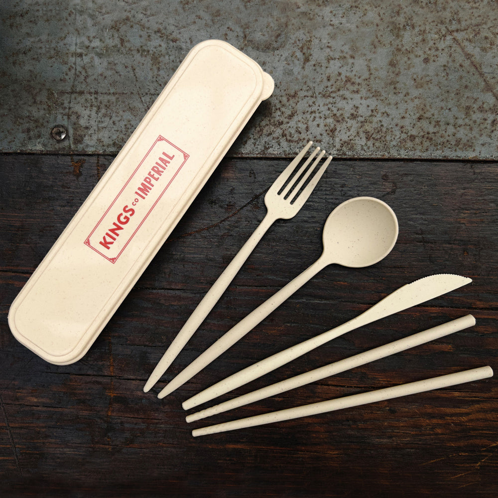 Reusable Utensil Set - Chopsticks, Spoon, Knife & Fork